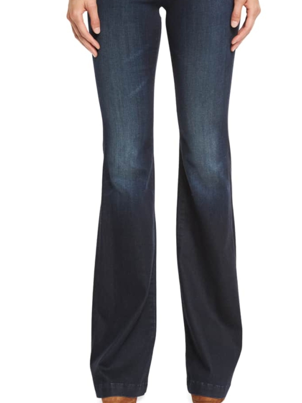 J Brand Dark Indigo Wide Leg Jeans